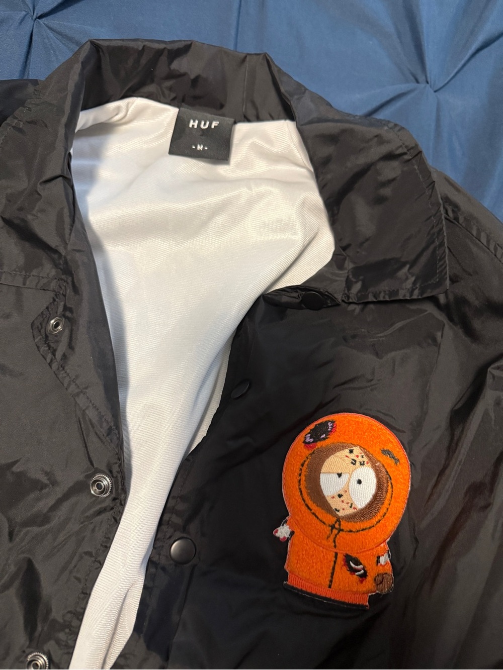 HUF x South Park "Zombie Kenny" Coach’s Jacket - Size M